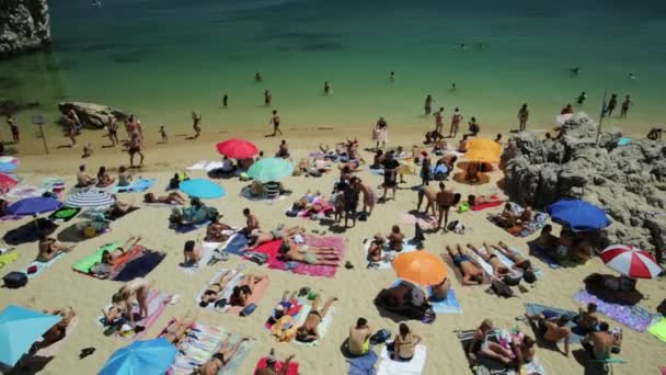 stock video Rainha Beach Cascais