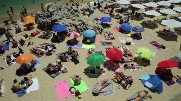 Praia da Rainha Cascais — Wideo stockowe