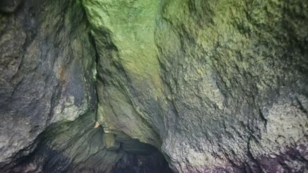 Benagil Cave interior — Stock Video
