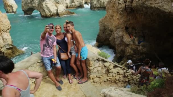 Ponta da Piedade scale — Video Stock