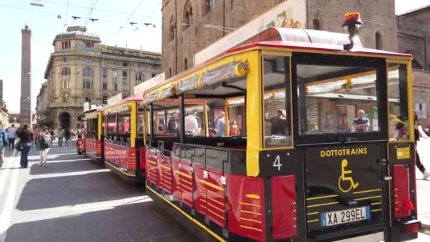 Исторический поезд Болонья — стоковое видео