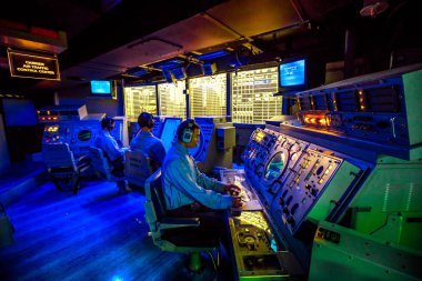 USS Midway Battleship war room