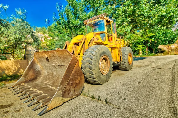 Bulldozer on wheels — Stock Photo, Image