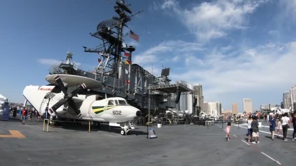 San Diego caccia jet NAVY — Video Stock