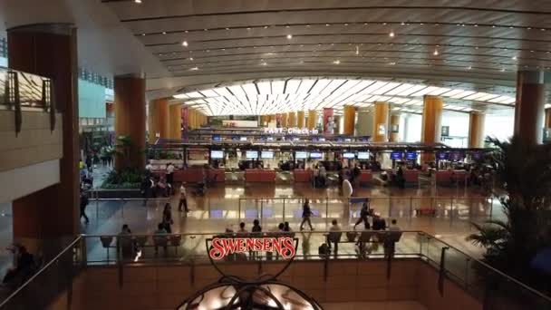 Jewel Changi internationella flygplats — Stockvideo