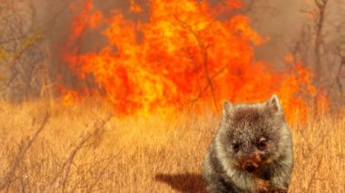 Avustralyalı Wombat Yaban Hayatı sinemada