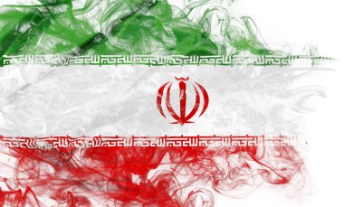 İran bayrağı dumanı