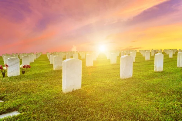 Cementerio de guerra americano — Foto de Stock