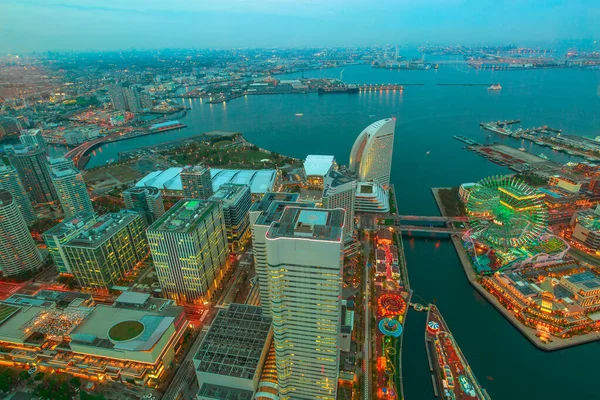 Yokohama horizonte Cityscape — Foto de Stock