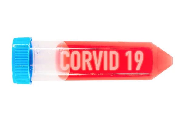 Позитивний CORVID 19 аналіз крові — стокове фото