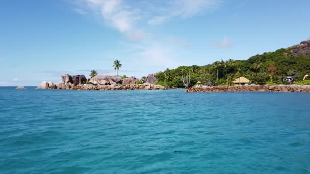 Vuelo en helicóptero Seychelles — Vídeo de stock