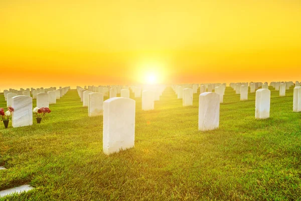Cementerio de guerra americano — Foto de Stock