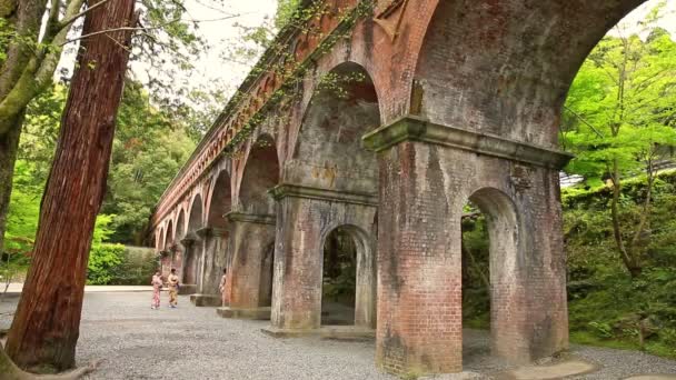 Kyoto Nanzen-ji Aqueduct — Αρχείο Βίντεο