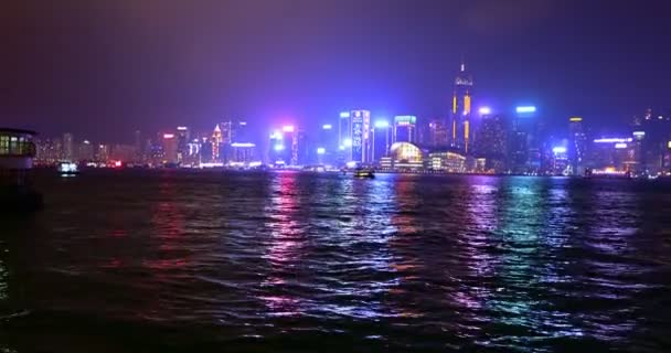 Hong Kong ferry boats — Stockvideo