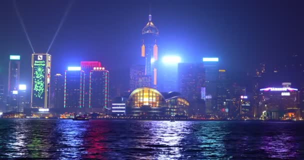 Sinfonia di luci a Hong Kong — Video Stock