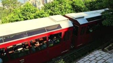 Hong Kong red train