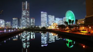 Yokohama Minato Mirai night TIMELAPSE