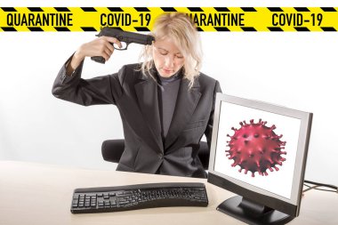 Coronavirus intihar eden iş kadını