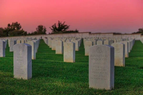 American Cemetery graveyard San Diego — Stock Photo, Image
