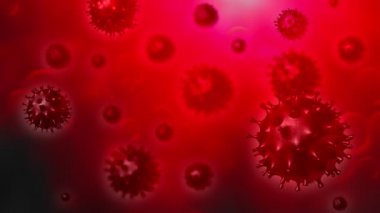 Coronavirus gökkuşağı arkaplanı