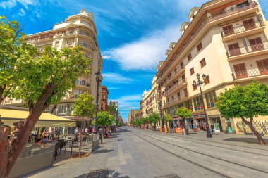Sevilla tramvay rayları