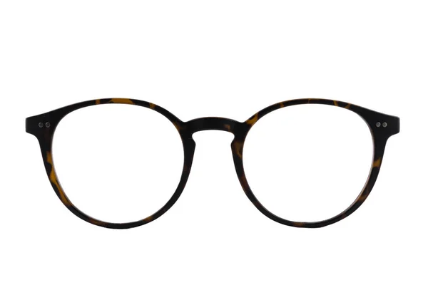 Želvovina retro kulaté brýle rám — Stock fotografie