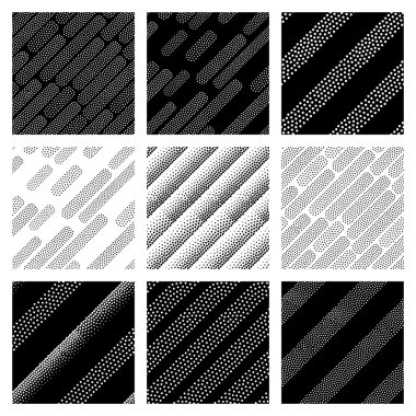 vektör Dikişsiz desen set