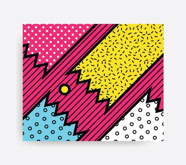 Colorful Pop art pattern — ストックベクタ