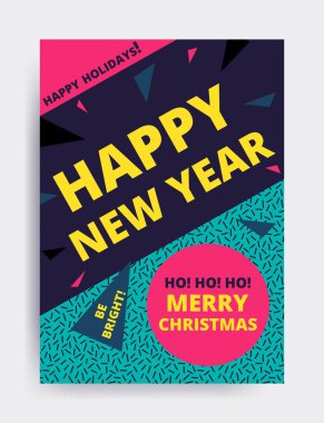 Yeni yıl mutlu Noeller Tasarla