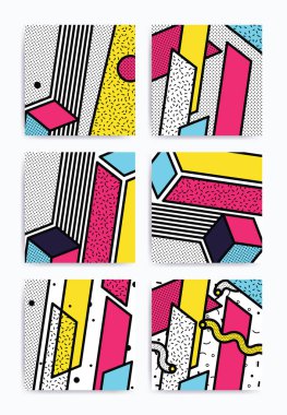 Renkli Pop sanat küme