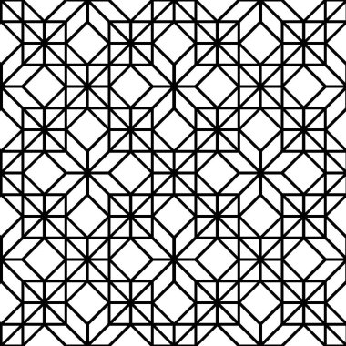 vektör kesintisiz geometrik desen