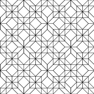 vektör kesintisiz geometrik desen