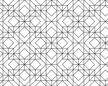 vektör kesintisiz geometrik desen