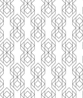 vektör kesintisiz geometrik desen