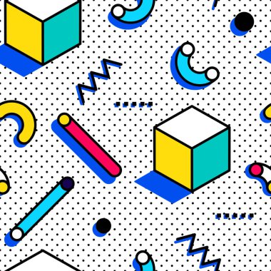 Memphis stilinde kusursuz desen