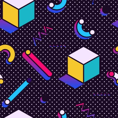 Memphis stilinde kusursuz desen