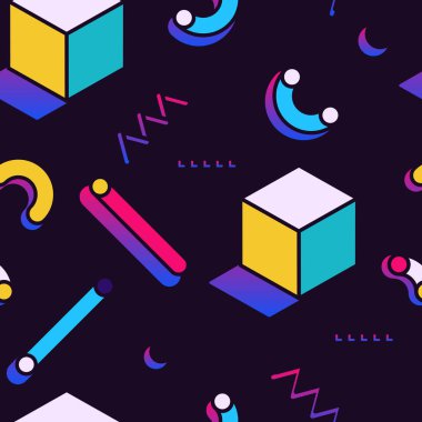 Memphis stilinde kusursuz desen