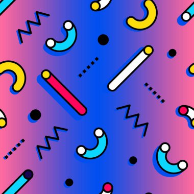 Memphis stilinde kusursuz desen