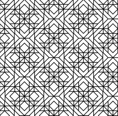 vektör kesintisiz geometrik desen