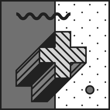 Neo Memphis çıkartmaları yamalar