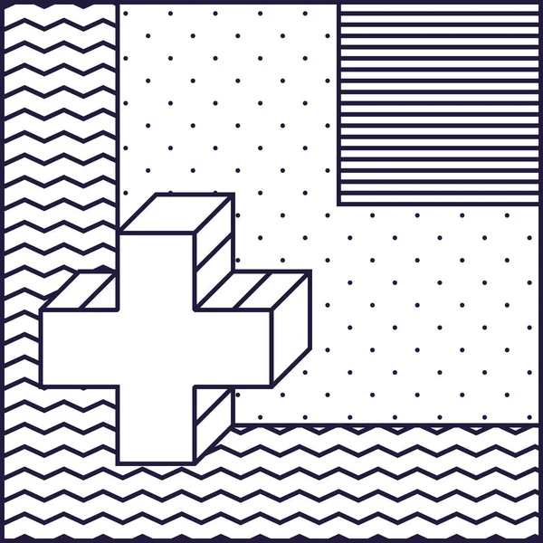 Stickers Neo Memphis patchs — Image vectorielle