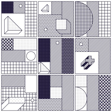 Trendy arka planlar ile büyük koleksiyonu