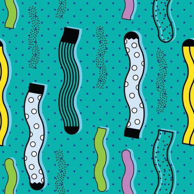 Şirin renkli arka plan çorap modeli
