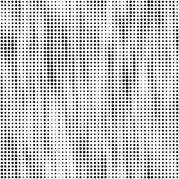 Motif moderne sans couture avec des points transition demi-teinte — Image vectorielle