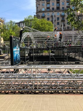 Kiev Ukrayna Eurovision Şarkı yarışmasına hazırlanıyor 2017