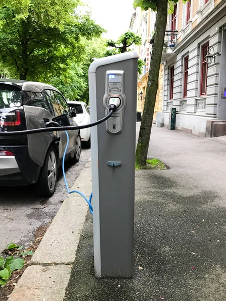 Elektrikli araç şarj istasyonu Oslo