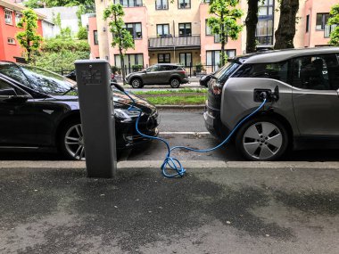Elektrikli araç şarj istasyonu Oslo