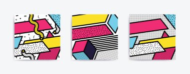 Renkli Pop sanat küme