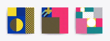 Düzenlenebilir trendy arka planlar ile büyük koleksiyonu