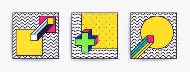 Trendy arka planlar ile büyük koleksiyonu